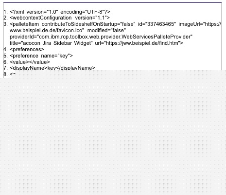 Image:Kennwort geschützte Widgets einrichten